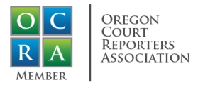 Oregon Court Reporters Association Member Logo