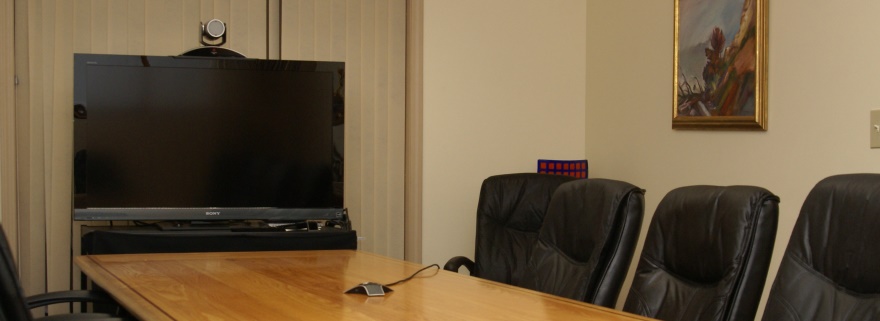 Deposition videoconference room