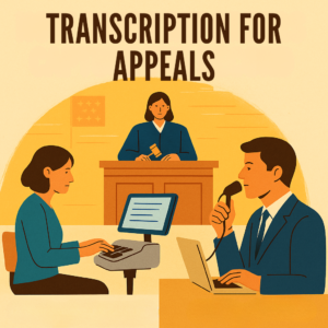 Transcription services for Oregon Court of Appeals
